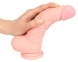 Фалоімітатор з мошонкою Medical Silicone Dildo, 20х3,4 см 3