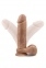 Фалоімітатор з подвійною щільністю AU NATUREL 9.5 INCH DILDO MOCHA (T331228) 3