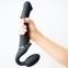 Безремневой страпон Strap-On-Me VIBRATING Black M (SO3354) 2