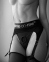 Труси для страпона з підв'язками для панчох Strap-On-Me REBEL HARNESS - L 6