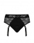 Мереживні труси для страпона з підв'язками для панчох Strap-On-Me DIVA HARNESS - L 1