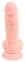 Фалоімітатор з мошонкою Medical Silicone Dildo, 18х3,5 см 5