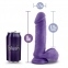 Фалоімітатор кібершкіра AU NATUREL BOLD HERO 8INCH DILDO PURPLE (T331294) 2