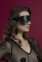 Маска на очі Feral Feelings - Blindfold Mask, натуральна шкіра, чорна (SO3412) 2