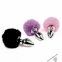 Анальна пробка FeelzToys - Bunny Tails Butt Plug Pink (SO5061) 2