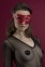Маска в наявності Feral Feelings - Mistery Mask натуральна шкіра, червона (SO3419) 2