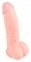 Фалоімітатор з мошонкою Medical Silicone Dildo, 20х3,4 см 6