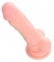 Фалоімітатор з мошонкою Medical Silicone Dildo, 18х3,5 см 3