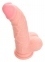Фалоімітатор з мошонкою Medical Silicone Dildo, 20х3,4 см 2