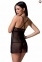Прозора сорочка приталена QUENTRIS CHEMISE black XXL/XXXL - Passion Exclusive, трусики (PS26606) 2