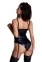 Боди Glossy из материала wetlook на шнуровке, M (561100955019-M) 4