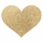 Прикраса на соски Bijoux Indiscrets - Flash Heart Gold 2