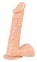 Фалоімітатор з мошонкою European Lover large, 17,5х4,3 см 4