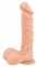 Фалоімітатор з мошонкою European Lover large, 17,5х4,3 см 3