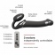 Безремневой страпон з вібрацією Strap-On-Me Vibrating Black L, діаметр 3,7 см (SO3829) 5