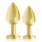 Набір металевих анальних пробок з кристалом RIANNE S - Booty Plug Luxury Set, 3 і 3,5 см (SO3858) 3
