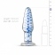 Скляна анальна пробка з внутрішньої спіраллю Gildo Glass Buttplug No. 23 (SO4417) 1