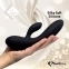 Гнучкий вібратор кролик з двома моторами FeelzToys Lea Rabbit Vibrator Black (SO4433) 2