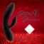 Гнучкий вібратор кролик з двома моторами FeelzToys Lea Rabbit Vibrator Black (SO4433) 4
