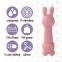Міні-вібратор FeelzToys Mister Bunny Pink з двома насадками (SO4437) 1