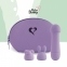 Міні-вібратор FeelzToys Mister Bunny Purple з двома насадками (SO4439) 3