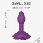 Анальна пробка Love To Love OPEN ROSES S SIZE - PURPLE RAIN (SO5985) 1