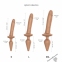 Анальна пробка з ділдо Strap-On-Me SWITCH PLUG-IN REALISTIC DILDO CARAMEL - S (SO6827) 4