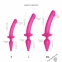 Анальна пробка з ділдо Strap-On-Me SWITCH PLUG-IN SEMI-REALISTIC DILDO FUCHSIA - L (SO6829) 1