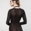 Портупея Bijoux Indiscrets MAZE - Halter Bra Harness Black (SO2683) 0