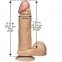 Фалоімітатор Doc Johnson The Realistic Cock 8 inch White - PVC 0