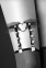 Гартер Bijoux Pour Toi - WITH HEART AND SPIKES Black 2