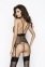 Прозорий комплект KATRISS CORSET black - Passion 2