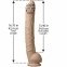 Фалоімітатор Doc Johnson Dick Rambone Cock White (в ПЕ пакеті!), 42x6 см (SO4556) 0