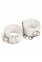 Оковы Leather Dominant Leg Cuffs, white (KVL-280156) 0