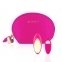 Віброяйце Rianne S: Pulsy Playball Deep Pink з вібруючим пультом Д/У, косметичка-чохол (SO3885) 0