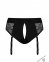 Мереживні труси для страпона з підв'язками для панчох Strap-On-Me DIVA HARNESS - S (SO5096) 3