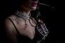 Ошейник Slave leather collar,white (51420280242) 0