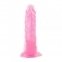 Подвійний фаллоімітатор Hi-Rubber, Pink (CH14376) 0