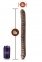 Подвійний фаллоімітатор DR SKIN 18INCH CHOCOLATE (T331243) 0