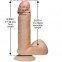 Фалоімітатор Doc Johnson The Realistic Cock 6 inch White - PVC 0