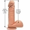 Фалоімітатор Doc Johnson The D - Perfect D - 7 Inch, 17,8х4,5 см 1