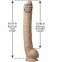 Фалоімітатор Doc Johnson Dick Rambone Cock, 35х6 см, тілесний 3
