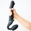 Безремневой страпон Strap-On-Me VIBRATING Black M (SO3354) 2