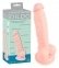Фалоімітатор з мошонкою Medical Silicone Dildo, 18х3,5 см 1
