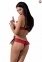 Комплект білизни CHERRY SET OpenBra red L/XL - Passion Exclusive: відкритий ліф, трусики-спідничка (PS25507) 3