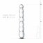 Скляний ділдо у вигляді намистин Gildo Glass Dildo No. 19 (SO4419) 5