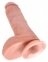 Фалоімітатор з мошонкою King Cock 8 inch Cock Balls Sk 1