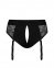 Мереживні труси для страпона з підв'язками для панчох Strap-On-Me DIVA HARNESS - M 2