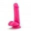 Фалоімітатор з подвійною щільністю NEO ELITE COCK W. BALLS NEON PINK (T331186) 4