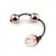Вагінальні металеві кульки Rosy Gold - Nouveau Kegel Balls, вага 376гр, діаметр 2,8см (SO4594) 0